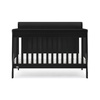 image:imageSimmons Kids Carter 6in1 Convertible Crib  Greenguard Gold Certified Bianca WhiteBlack Ebony
