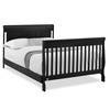 image:imageSimmons Kids Carter 6in1 Convertible Crib  Greenguard Gold Certified Bianca WhiteBlack Ebony