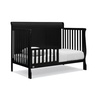 image:imageSimmons Kids Carter 6in1 Convertible Crib  Greenguard Gold Certified Bianca WhiteBlack Ebony