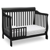 image:imageSimmons Kids Carter 6in1 Convertible Crib  Greenguard Gold Certified Bianca WhiteEbony Black