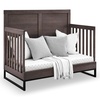 image:imageSimmons Kids Foundry 6in1 Convertible Baby Crib Rustic Grey with Matte Black