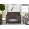 image:imageSimmons Kids Foundry 6in1 Convertible Baby Crib Rustic Grey with Matte Black
