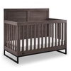 image:imageSimmons Kids Foundry 6in1 Convertible Baby Crib Rustic Grey with Matte Black