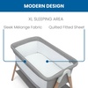 image:imageSimmons Kids Koi by The Bed Bassinet with Breathable Mesh and Natural Beechwood Legs Dove Grey