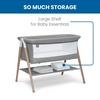 image:imageSimmons Kids Koi by The Bed Bassinet with Breathable Mesh and Natural Beechwood Legs Dove Grey