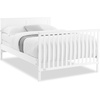 image:imageSimmons Kids Logan 6in1 Convertible Crib with Underdrawer  Greenguard Gold Certified ChestnutBianca White