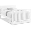 image:imageSimmons Kids Logan 6in1 Convertible Crib with Underdrawer  Greenguard Gold Certified ChestnutBianca White