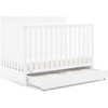 image:imageSimmons Kids Logan 6in1 Convertible Crib with Underdrawer  Greenguard Gold Certified ChestnutBianca White