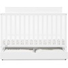 image:imageSimmons Kids Logan 6in1 Convertible Crib with Underdrawer  Greenguard Gold Certified ChestnutBianca White