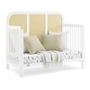image:imageSimmons Kids Theo 6in1 Convertible Crib  Greenguard Gold Certified Bianca WhiteTextured Almond