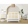 image:imageSimmons Kids Theo 6in1 Convertible Crib  Greenguard Gold Certified Bianca WhiteTextured Almond