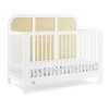image:imageSimmons Kids Theo 6in1 Convertible Crib  Greenguard Gold Certified Bianca WhiteTextured Almond