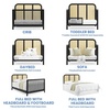 image:imageSimmons Kids Theo 6in1 Convertible Crib  Greenguard Gold Certified BlackTextured Almond