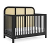 image:imageSimmons Kids Theo 6in1 Convertible Crib  Greenguard Gold Certified BlackTextured Almond
