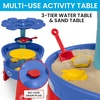 image:imageSpidey and His Amazing Friends Water Table by Delta Children  3Tier Activity Water Play Table with 11Piece Toy Set  Water Sensory Table  Beach Toys for Backyard for Toddlers Ages 2 BlueSpidey and His Amazing Friends