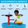image:imageSpidey and His Amazing Friends Water Table by Delta Children  3Tier Activity Water Play Table with 11Piece Toy Set  Water Sensory Table  Beach Toys for Backyard for Toddlers Ages 2 BlueSpidey and His Amazing Friends