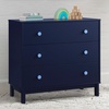 image:imagebabyGap Legacy 3 Drawer Dresser with Interlocking Drawers by Delta Children NavyLight BlueNavyLight Blue