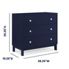 image:imagebabyGap Legacy 3 Drawer Dresser with Interlocking Drawers by Delta Children NavyLight BlueNavyLight Blue