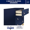 image:imagebabyGap Legacy 3 Drawer Dresser with Leather Pulls and Interlocking Drawers by Delta Children EbonyNaturalNavyNatural