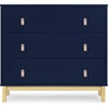 image:imagebabyGap Legacy 3 Drawer Dresser with Leather Pulls and Interlocking Drawers by Delta Children EbonyNaturalNavyNatural