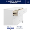 image:imagebabyGap Legacy 6 Drawer Dresser with Leather Pulls and Interlocking Drawers by Delta Children  Greenguard Gold Certified Sage Green wNaturalBianca White
