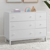 image:imagebabyGap Legacy 6 Drawer Dresser with Leather Pulls and Interlocking Drawers by Delta Children  Greenguard Gold Certified Sage Green wNaturalBianca White