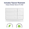 image:imagebabyGap Legacy 6 Drawer Dresser with Leather Pulls and Interlocking Drawers by Delta Children  Greenguard Gold Certified Sage Green wNaturalBianca White