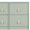 image:imagebabyGap Legacy 6 Drawer Dresser with Leather Pulls and Interlocking Drawers by Delta Children  Greenguard Gold Certified Sage Green wNaturalSage Green WNatural