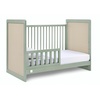 image:imagebabyGap Liam 4in1 Convertible Crib by Delta Children  Greenguard Gold Certified  Converts to Toddler Bed Daybed Sofa  3 Adjustable Heights  Easy to Assemble Wooden Crib Sage GreenNaturalSage GreenNatural