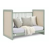 image:imagebabyGap Liam 4in1 Convertible Crib by Delta Children  Greenguard Gold Certified  Converts to Toddler Bed Daybed Sofa  3 Adjustable Heights  Easy to Assemble Wooden Crib Sage GreenNaturalSage GreenNatural