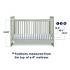 image:imagebabyGap Liam 4in1 Convertible Crib by Delta Children  Greenguard Gold Certified  Converts to Toddler Bed Daybed Sofa  3 Adjustable Heights  Easy to Assemble Wooden Crib Sage GreenNaturalSage GreenNatural