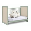 image:imagebabyGap Liam 4in1 Convertible Crib by Delta Children  Greenguard Gold Certified  Converts to Toddler Bed Daybed Sofa  3 Adjustable Heights  Easy to Assemble Wooden Crib Sage GreenNaturalSage GreenNatural