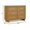 image:imagebabyGap Skye 6 Drawer Dresser with Interlocking Drawers by Delta Children  Greenguard Gold Certified AcornAcorn