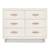 image:imagebabyGap Skye 6 Drawer Dresser with Interlocking Drawers by Delta Children  Greenguard Gold Certified AcornAntique White