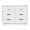 image:imagebabyGap Skye 6 Drawer Dresser with Interlocking Drawers by Delta Children  Greenguard Gold Certified AcornBianca White