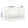 image:imagebabyGap Wren 4in1 Convertible Crib by Delta Children  Greenguard Gold Certified AcornAntique White