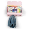 image:imagebabyGap by Delta Children Brannan Bear Wall Shelf with 4 Hooks WhiteBlush