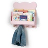 image:imagebabyGap by Delta Children Brannan Bear Wall Shelf with 4 Hooks WhiteBlush