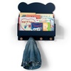 image:imagebabyGap by Delta Children Brannan Bear Wall Shelf with 4 Hooks WhiteNavy