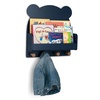 image:imagebabyGap by Delta Children Brannan Bear Wall Shelf with 4 Hooks WhiteNavy