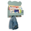image:imagebabyGap by Delta Children Brannan Bear Wall Shelf with 4 Hooks WhiteSage Green