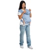 image:imagebabyGap by Delta Children Legacy 3in1 Baby Carrier  Newborn to Toddler Holds 75 to 25 lbs Facein and FaceOut Baby Carrier Wrap with Lumbar Support Ergonomic GreyChambray