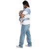 image:imagebabyGap by Delta Children Legacy 3in1 Baby Carrier  Newborn to Toddler Holds 75 to 25 lbs Facein and FaceOut Baby Carrier Wrap with Lumbar Support Ergonomic GreyChambray