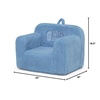 image:imagebabyGap by Delta Children Personalized Sherpa Chair  Greenguard Gold Certified PinkBlue