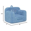 image:imagebabyGap by Delta Children Personalized Sherpa Chair  Greenguard Gold Certified PinkBlue