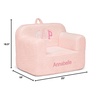 image:imagebabyGap by Delta Children Personalized Sherpa Chair  Greenguard Gold Certified PinkPink
