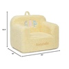image:imagebabyGap by Delta Children Personalized Sherpa Chair  Greenguard Gold Certified PinkYellow