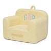 image:imagebabyGap by Delta Children Personalized Sherpa Chair  Greenguard Gold Certified PinkYellow