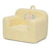 image:imagebabyGap by Delta Children Personalized Sherpa Chair  Greenguard Gold Certified PinkYellow