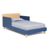 image:imageDelta Children  GapKids Wood Toddler Bed with Reversible Headboard  Greenguard Gold Certified NaturalWhiteIndigo Blue